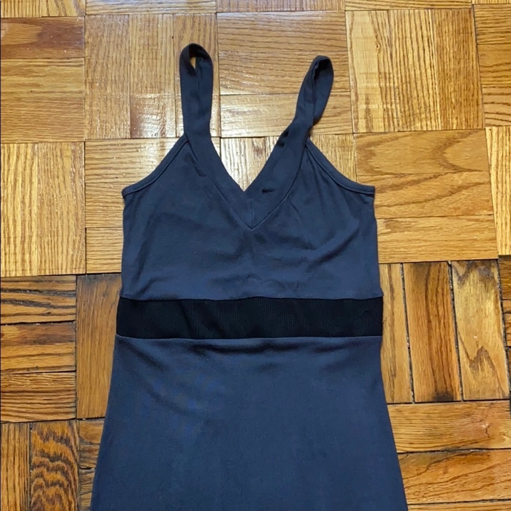NWOT Velvet Torch gray and black dress size: M